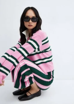 Jupe Maille Rayures -Vêtements Pascher 57055811 85 D2