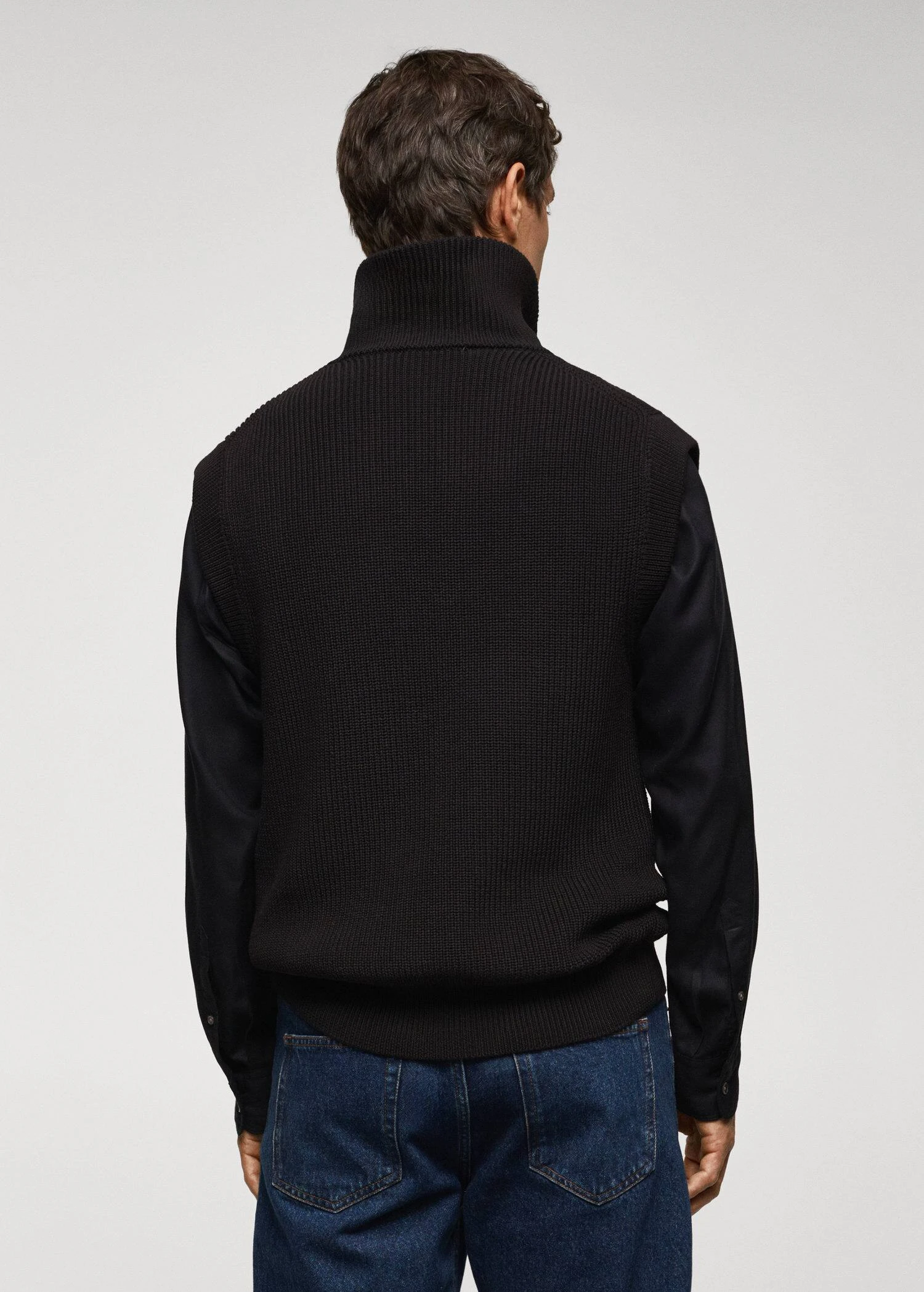 Gilet Col Montant Fermeture Éclair 5 Gilet Col Montant Fermeture Éclair – Image 3