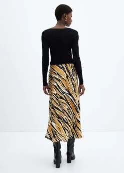 Jupe Satinée Imprimée 15 Jupe Satinée Imprimée -Vêtements Pascher 57055973 17 R