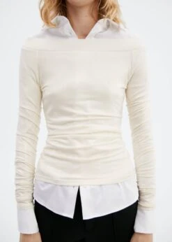 T-shirt Ajusté Col Bateau