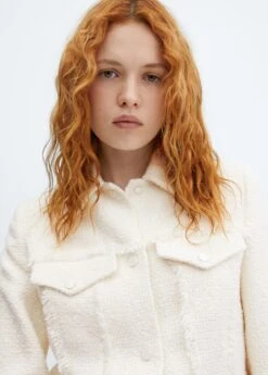 Veste Tweed Coutures Franges -Vêtements Pascher 57056025 05 D1