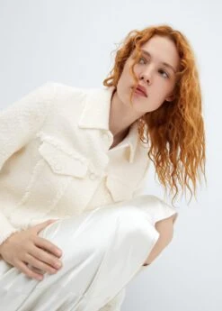 Veste Tweed Coutures Franges -Vêtements Pascher 57056025 05 D2