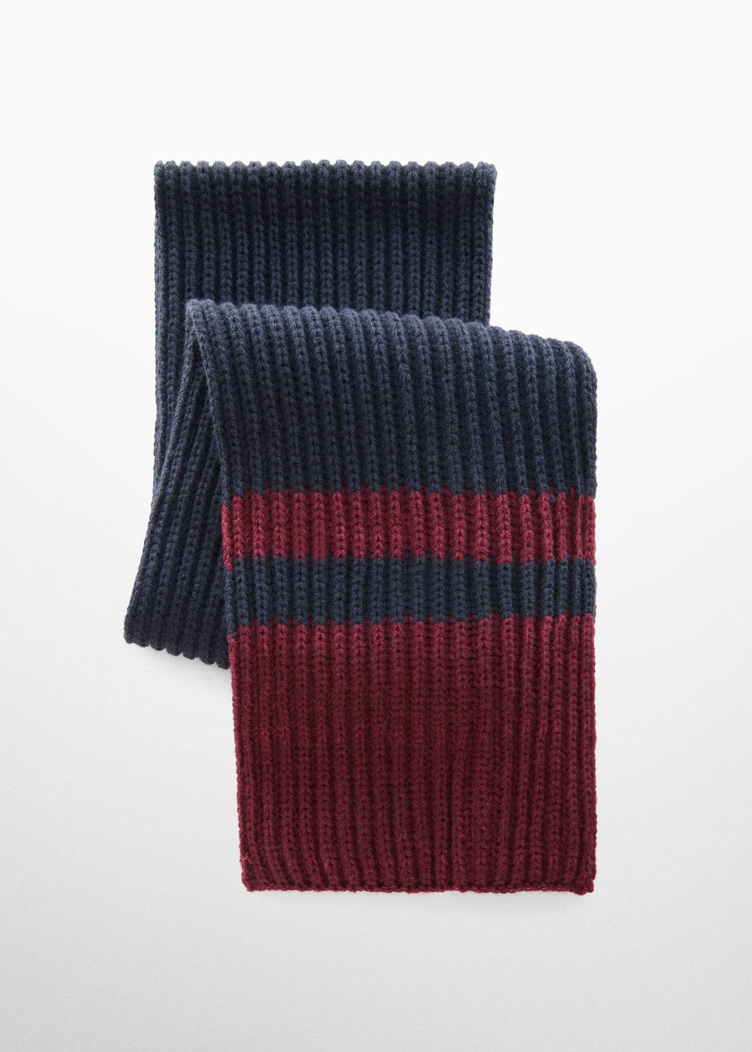 Écharpe Maille Bicolore 4 Écharpe Maille Bicolore – Image 2