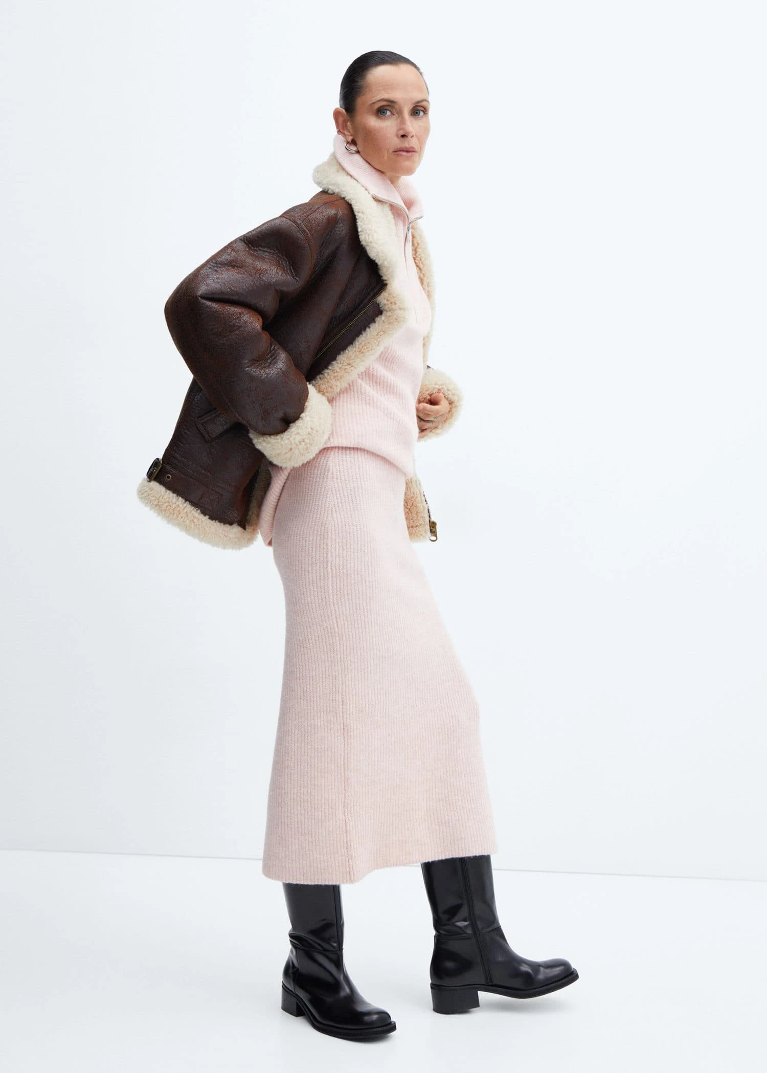 Jupe Fendue Maille 4 Jupe Fendue Maille – Image 2