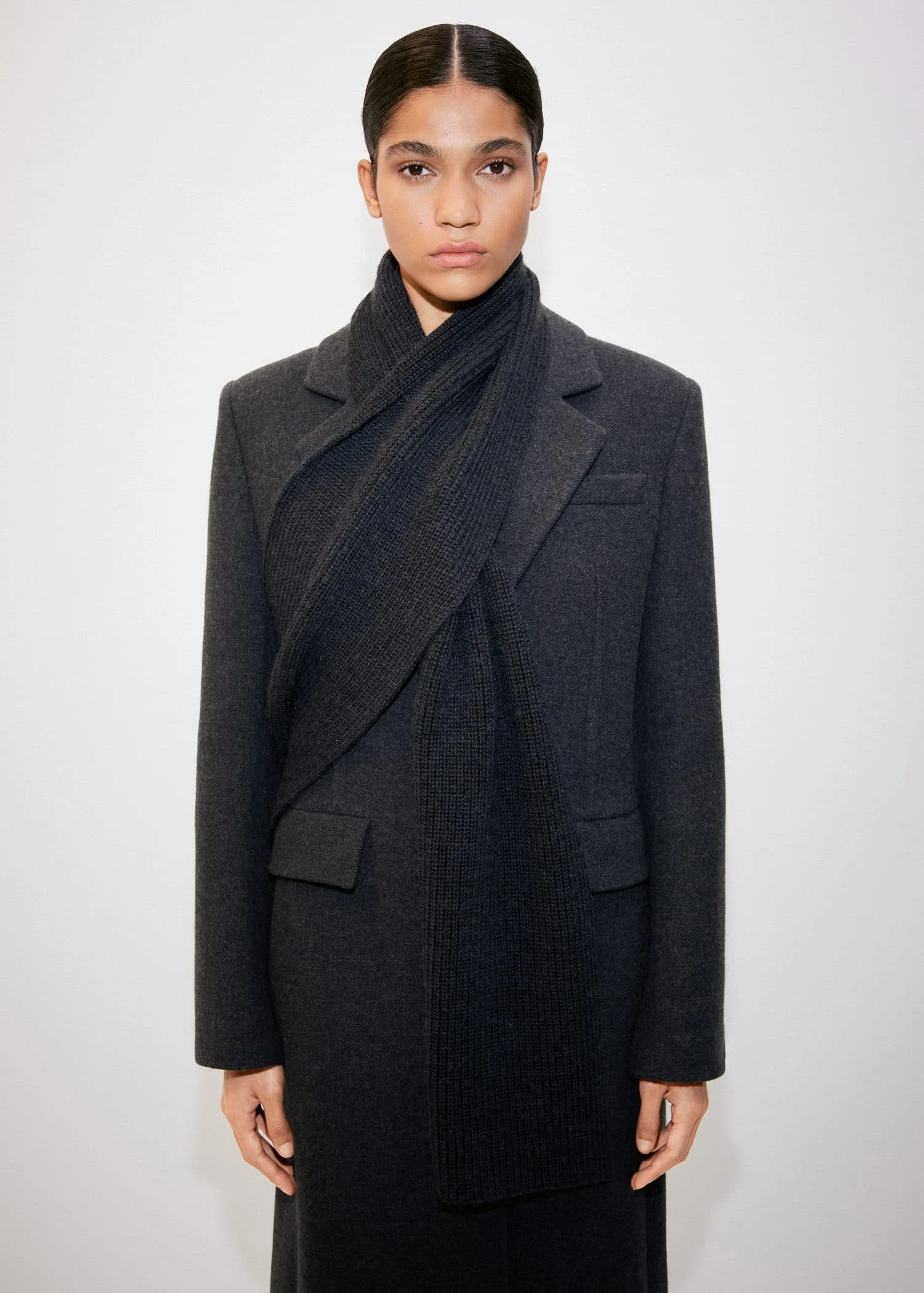 Écharpe En Maille De Laine 4 Écharpe En Maille De Laine – Image 2