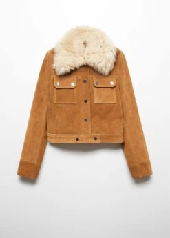 Veste Cuir Col Fausse Fourrure -Vêtements Pascher 57057752 09 B