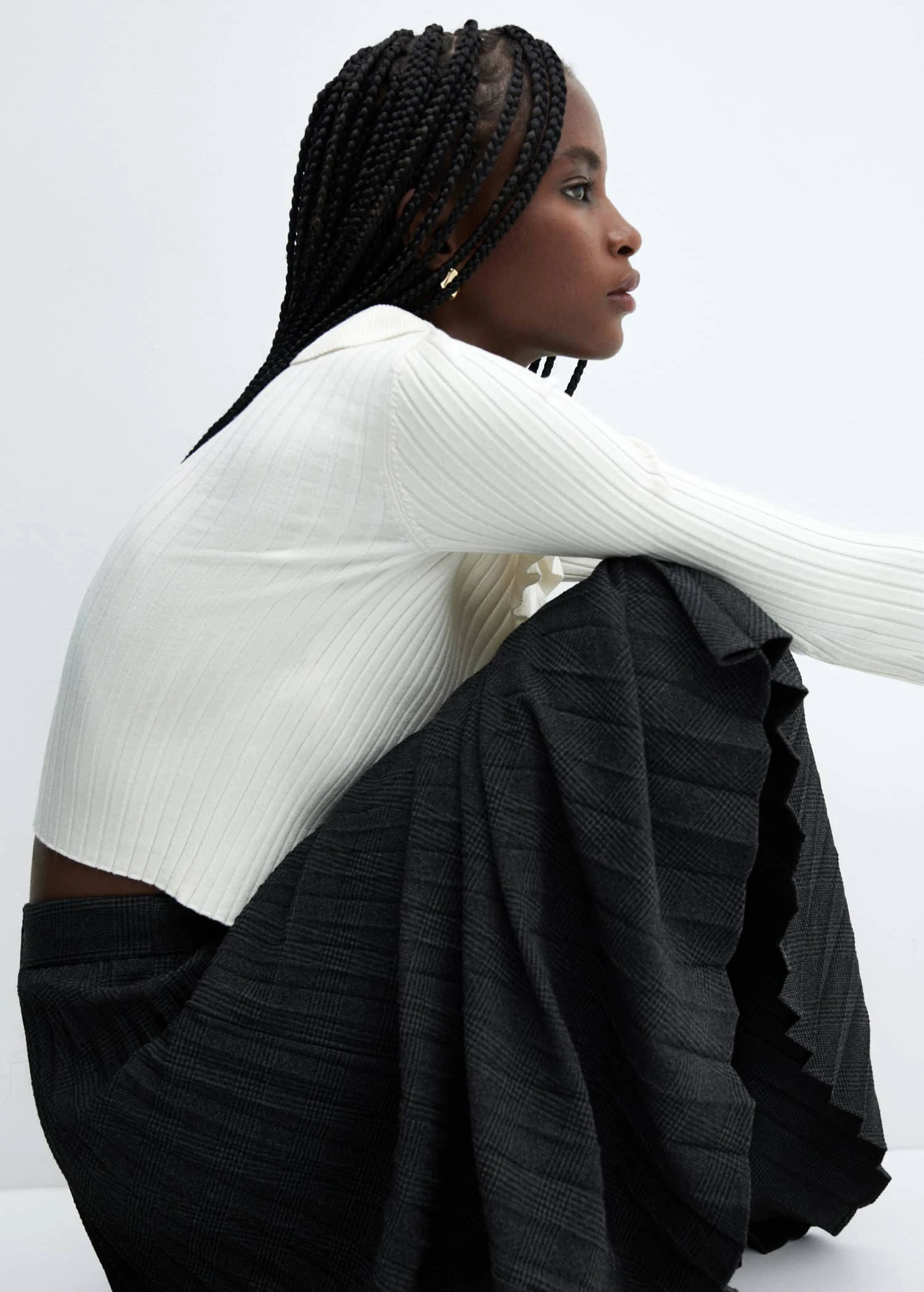 Jupe Plissée à Carreaux 7 Jupe Plissée à Carreaux – Image 5