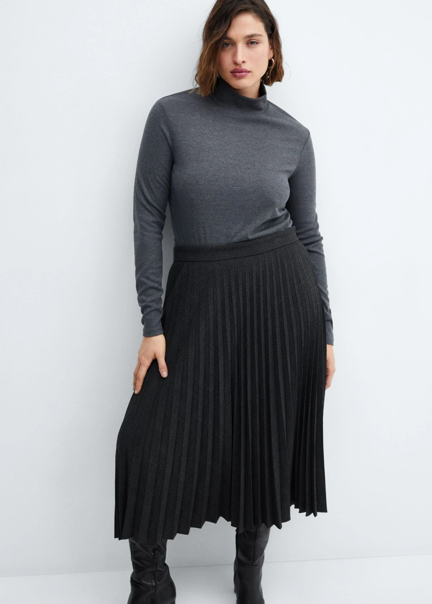 Jupe Plissée à Carreaux 9 Jupe Plissée à Carreaux – Image 7