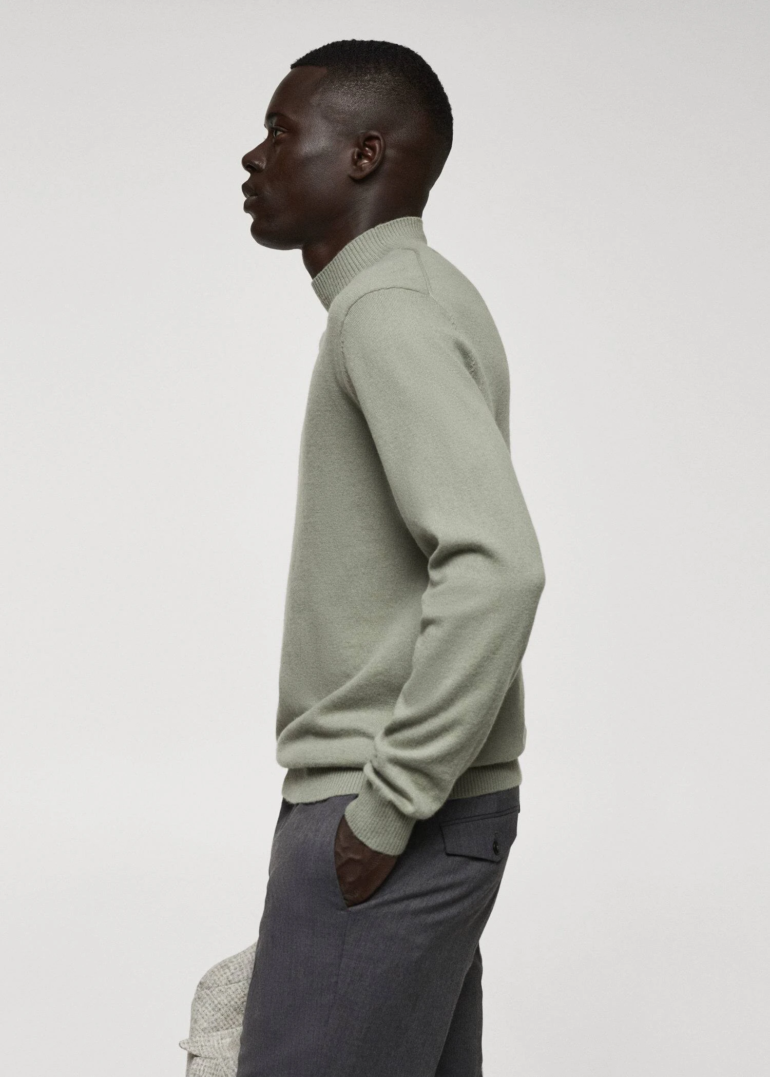 Pull-over Col Montant Laine Cachemire 7 Pull-over Col Montant Laine Cachemire – Image 5