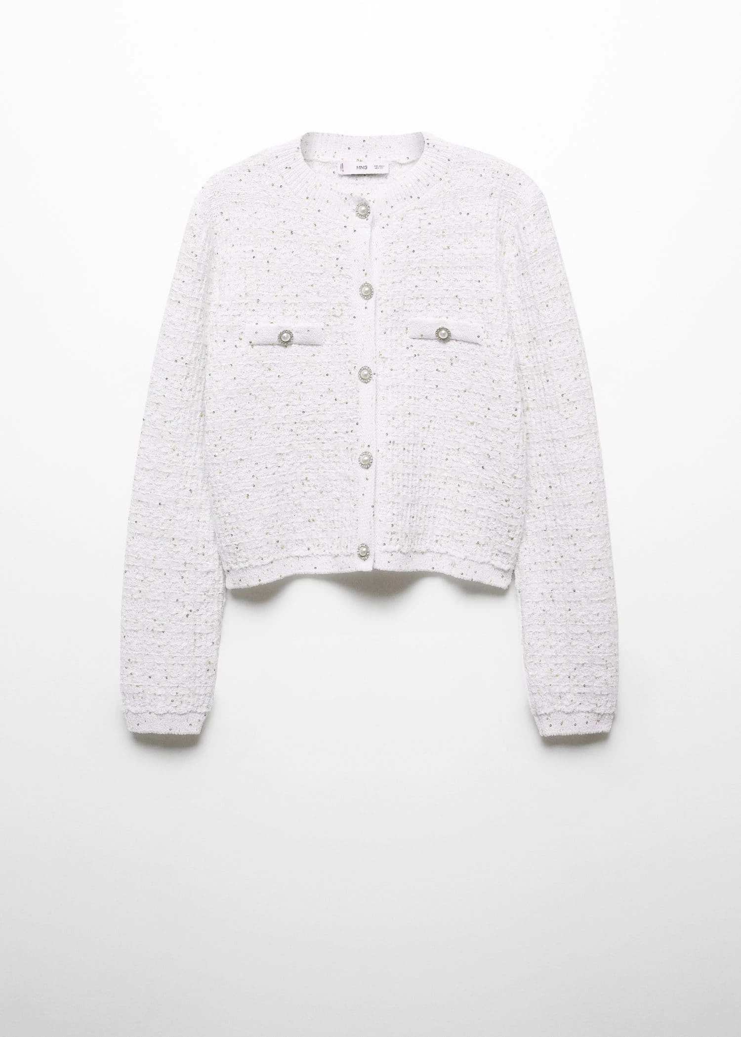 Cardigan Tweed Bouton Bijou 17 Cardigan Tweed Bouton Bijou – Image 15