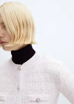 Cardigan Tweed Bouton Bijou 27 Cardigan Tweed Bouton Bijou -Vêtements Pascher 57059088 05 D1