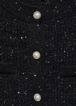 Cardigan Tweed Bouton Bijou 22 Cardigan Tweed Bouton Bijou -Vêtements Pascher 57059088 99 D8
