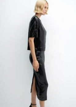 Jupe Midi Sequins -Vêtements Pascher 57059101 99 D2