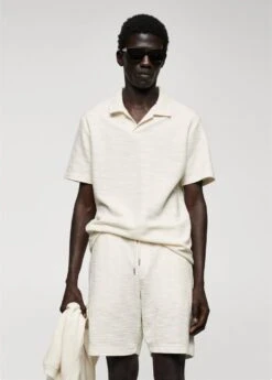 Polo Structuré Col Bowling