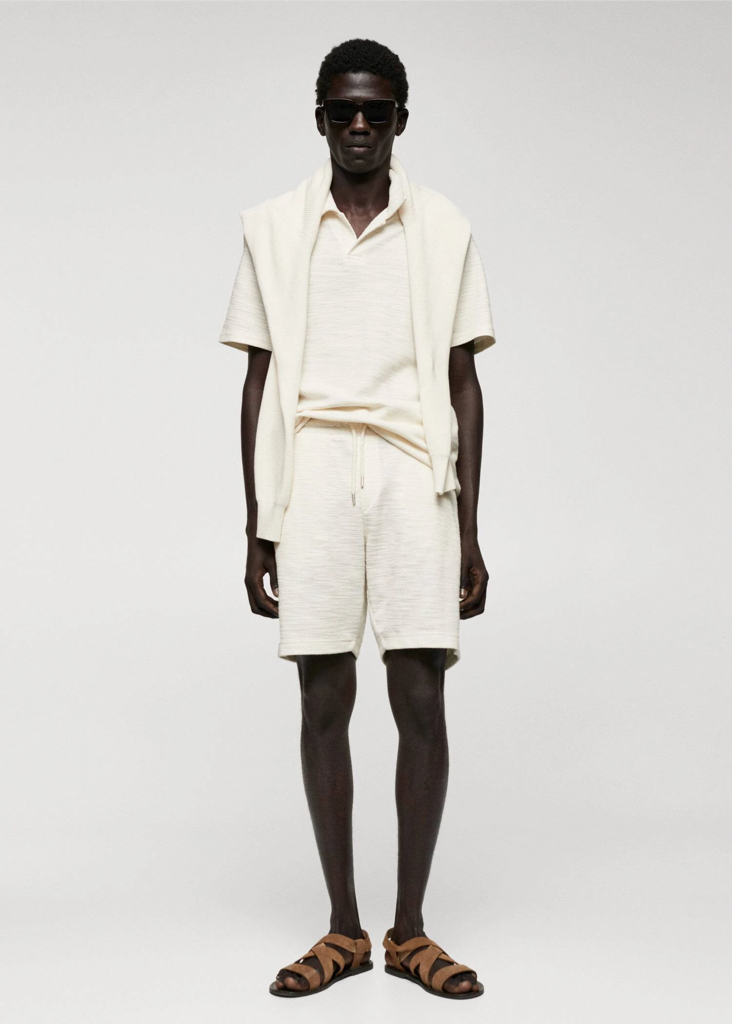 Polo Structuré Col Bowling 4 Polo Structuré Col Bowling – Image 2