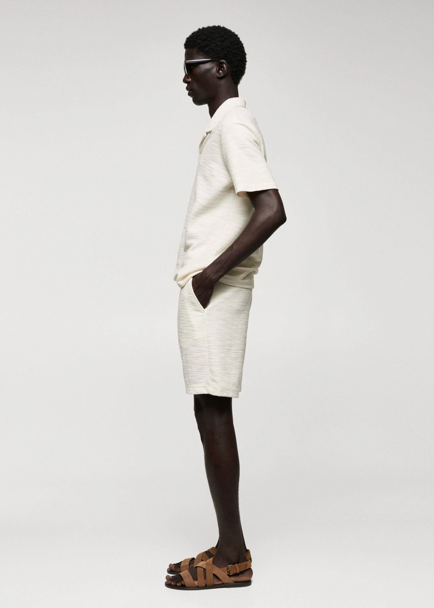 Polo Structuré Col Bowling 7 Polo Structuré Col Bowling – Image 5