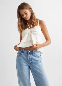 Top Coton à Volants