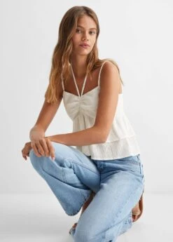Top Coton à Volants -Vêtements Pascher 57061502 02 D2