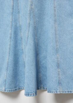 Jupe Longue En Jean Coutures 16 Jupe Longue En Jean Coutures -Vêtements Pascher 57062896 TC D8