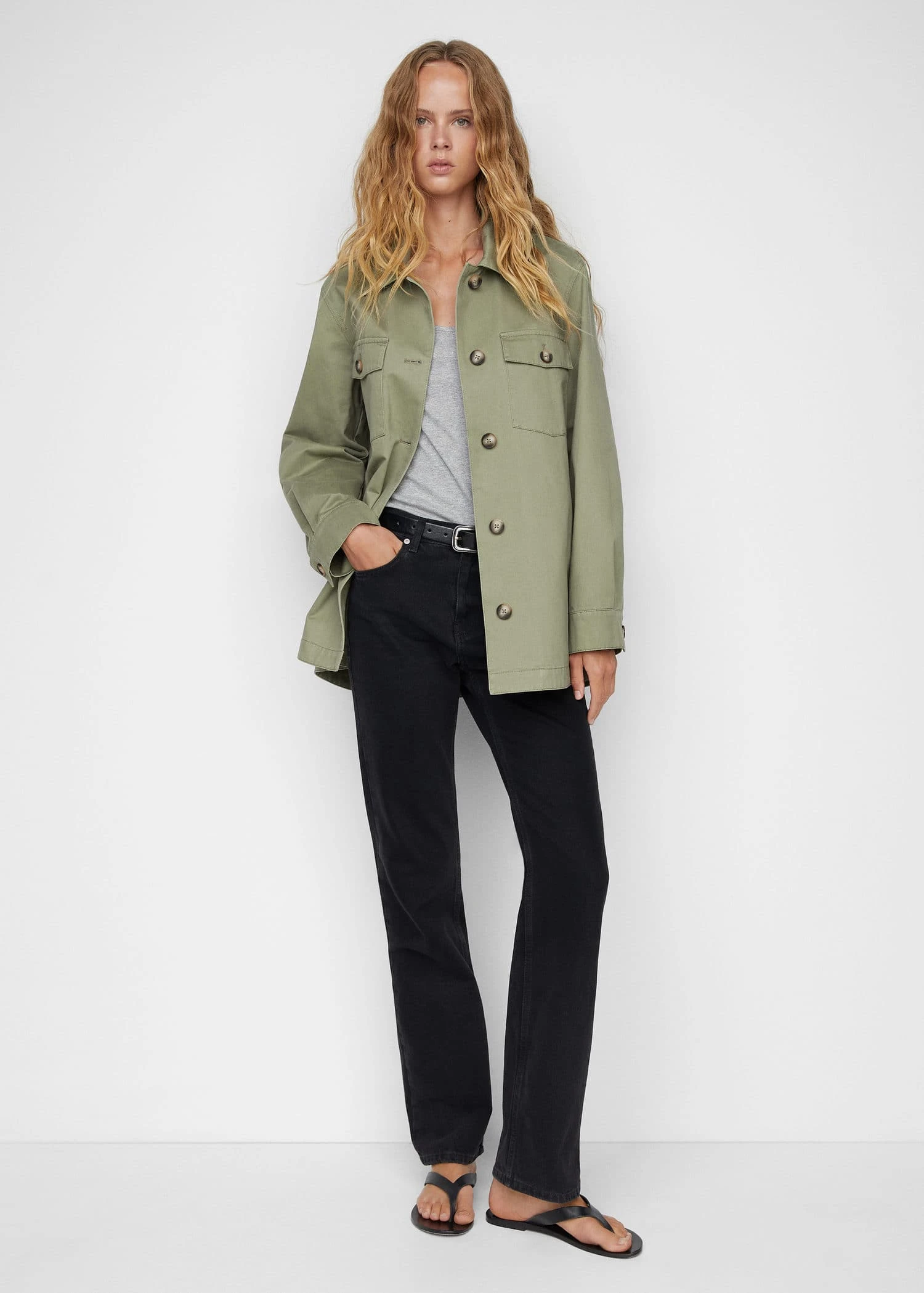 Surchemise Coton Boutons 4 Surchemise Coton Boutons – Image 2