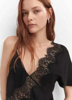 Robe Style Lingerie Manche Asymétrique 13 Robe Style Lingerie Manche Asymétrique -Vêtements Pascher 57063816 99 D1