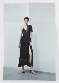 Robe Style Lingerie Manche Asymétrique 15 Robe Style Lingerie Manche Asymétrique -Vêtements Pascher 57063816 99 D6