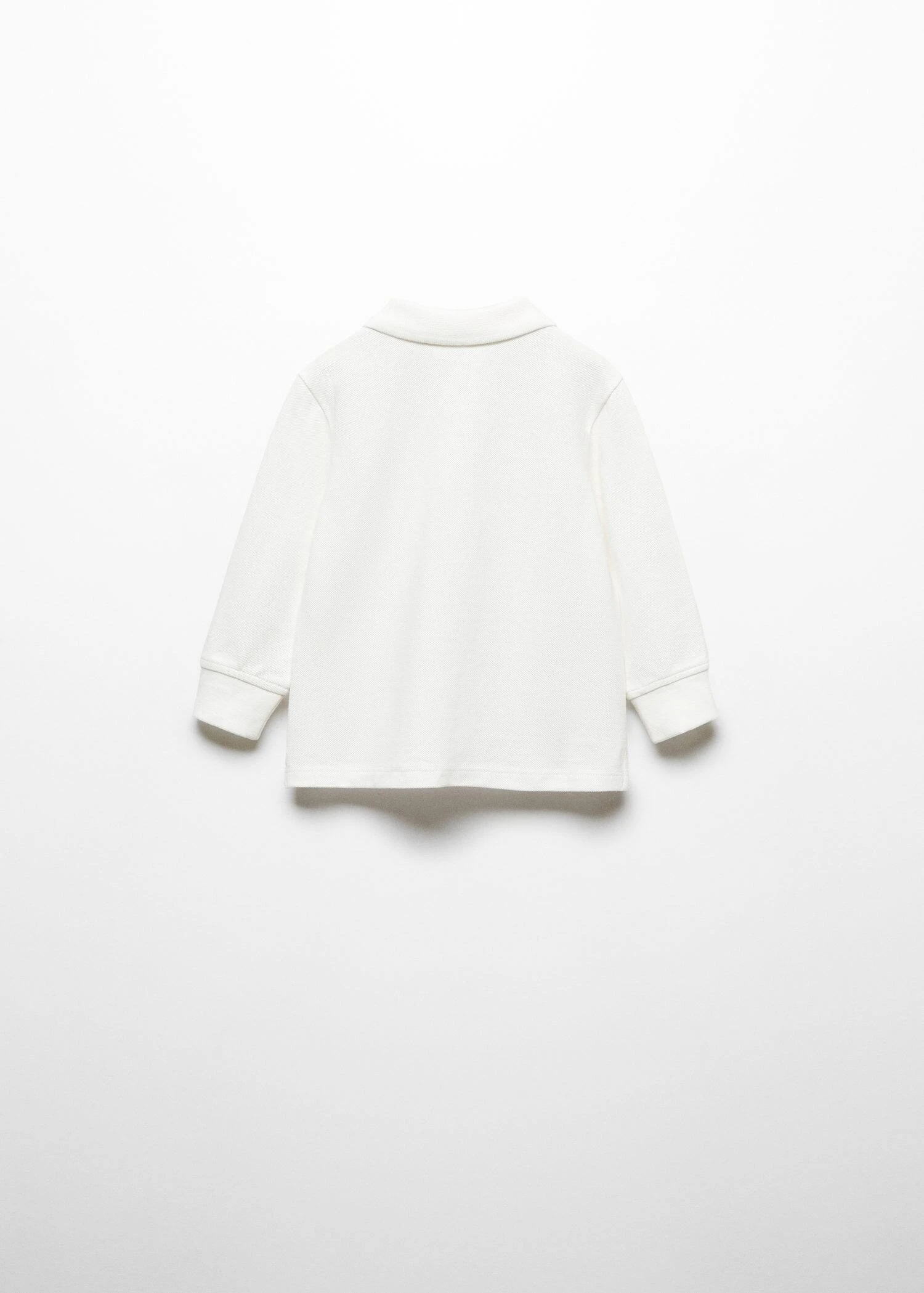 Polo Coton à Manches Longues 13 Polo Coton à Manches Longues – Image 11