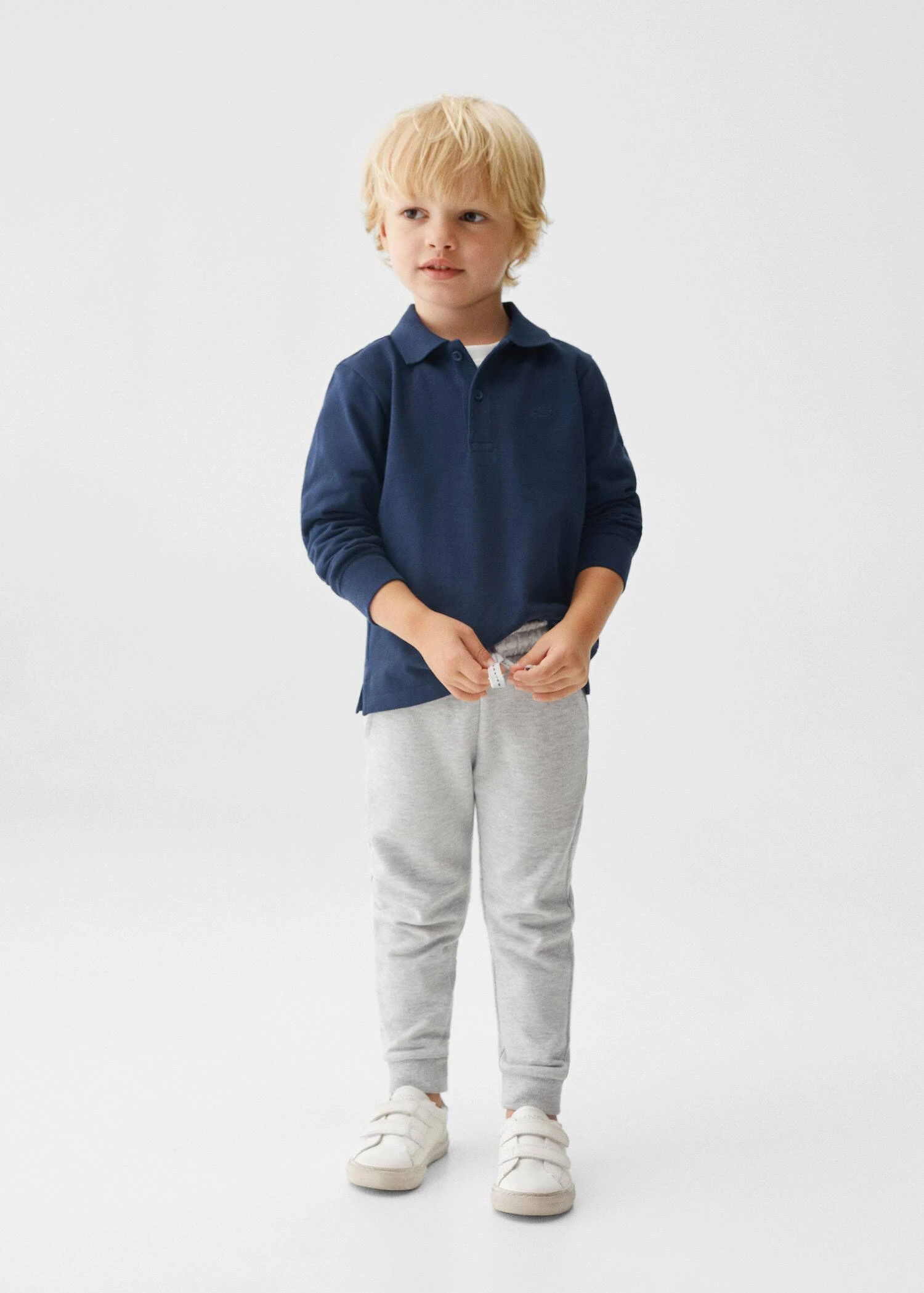 Polo Coton à Manches Longues 4 Polo Coton à Manches Longues – Image 2