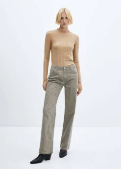 Pull-over Côtelé Col Montant 32 Pull-over Côtelé Col Montant -Vêtements Pascher 57065793 09 99999999 01