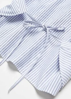 Blouse Coton Cache-cœur Rayures 16 Blouse Coton Cache-cœur Rayures -Vêtements Pascher 57065806 52 D8