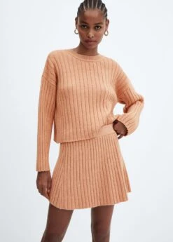 Jupe évasée Maille Côtelée -Vêtements Pascher 57065808 26 D1