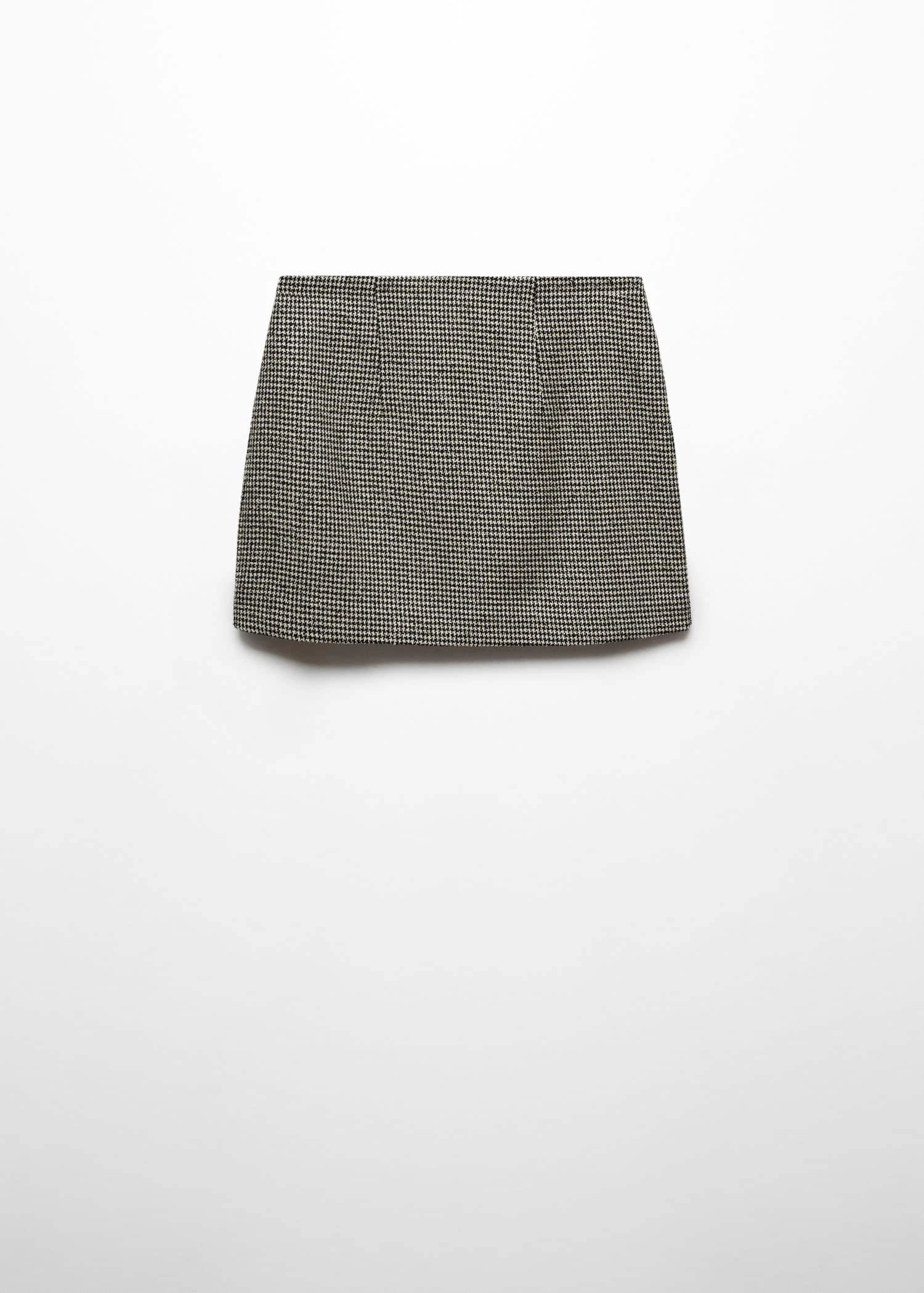 Minijupe Droite Pied-de-poule 11 Minijupe Droite Pied-de-poule – Image 9