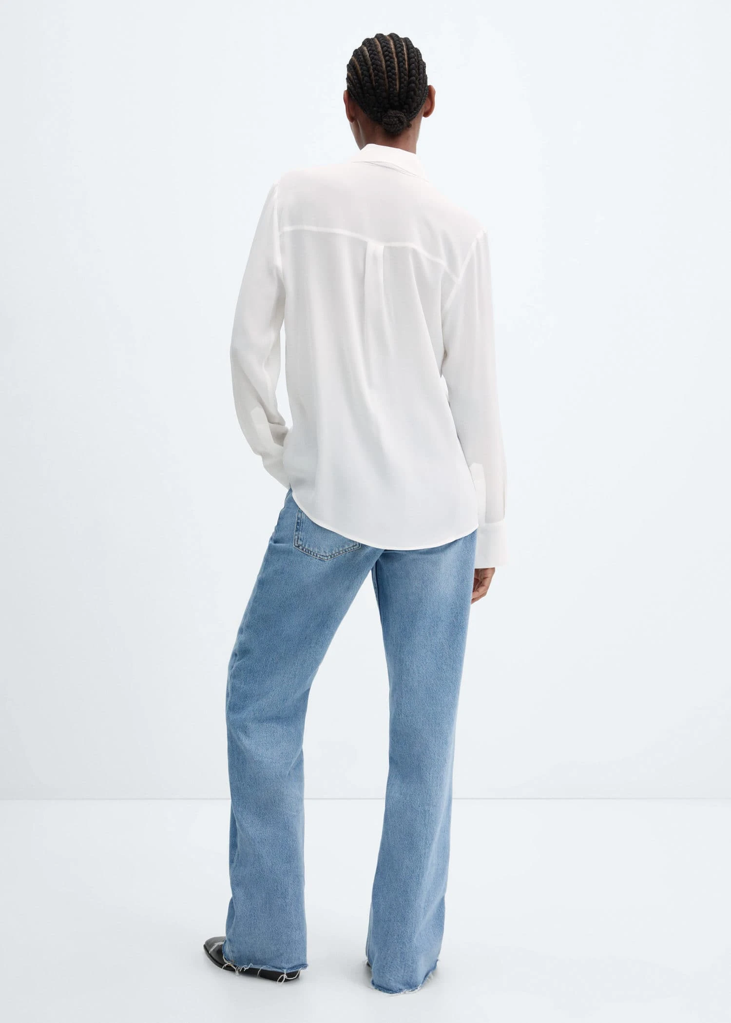 Chemisier à Ruban Dans Le Cou 5 Chemisier à Ruban Dans Le Cou – Image 3