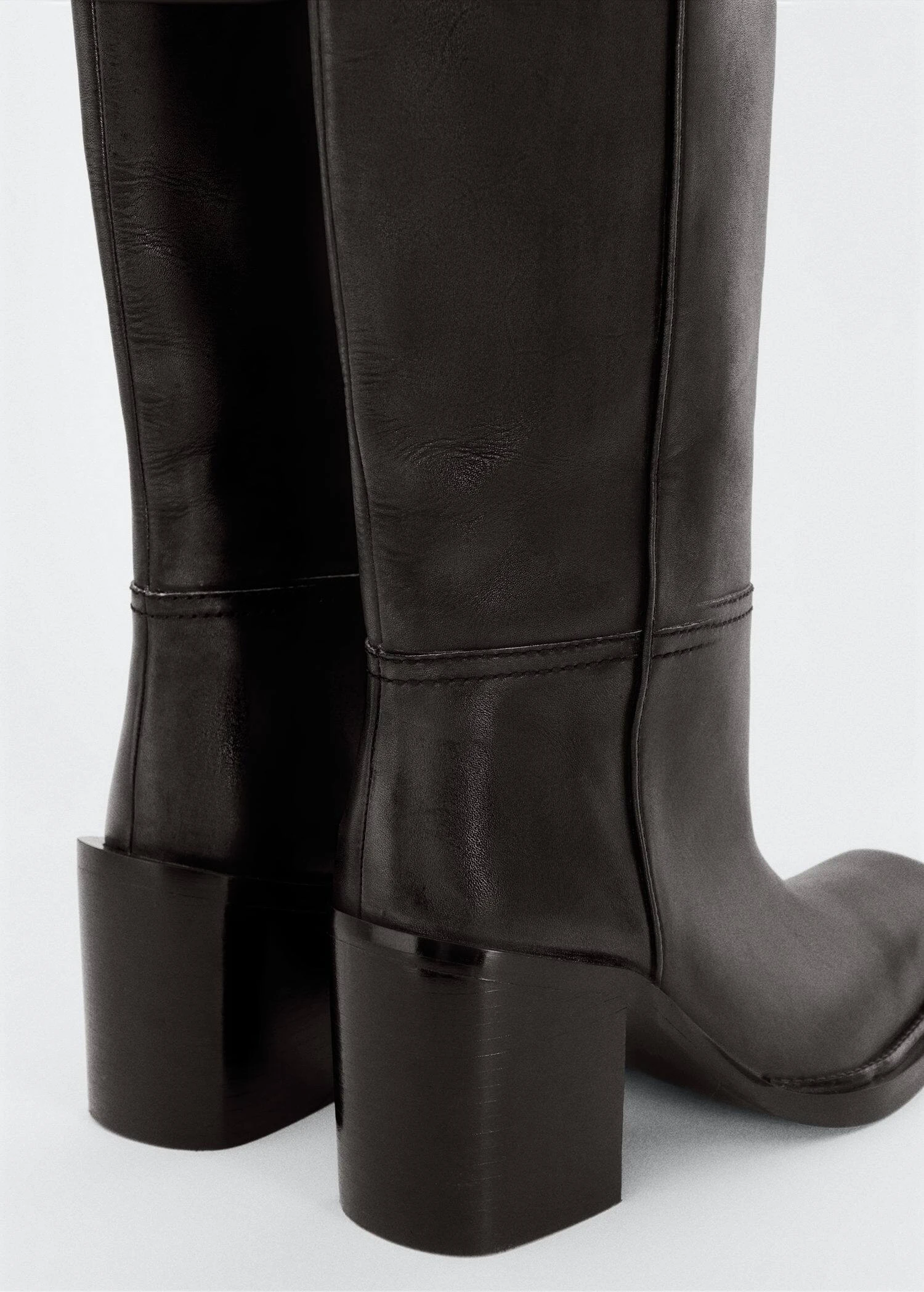 Bottes Hautes En Cuir 7 Bottes Hautes En Cuir – Image 5
