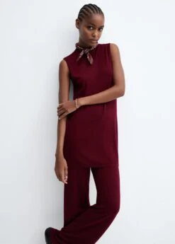 Pantalon Wideleg Maille Fine 27 Pantalon Wideleg Maille Fine -Vêtements Pascher 57066307 77 D2