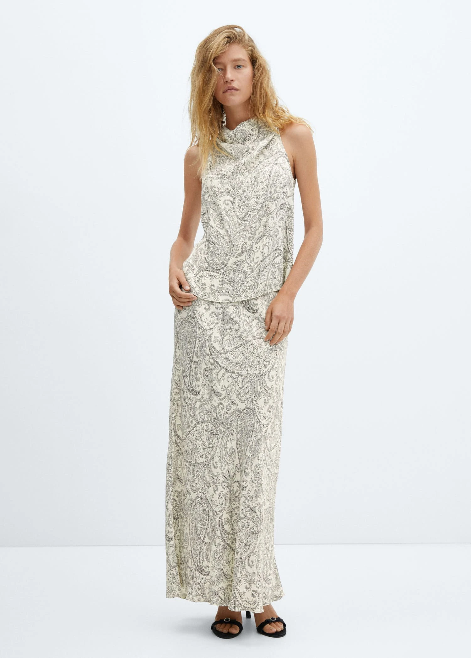 Jupe Longue En Imprimé Cachemire 4 Jupe Longue En Imprimé Cachemire – Image 2