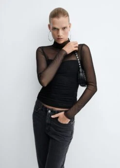 T-shirt Maille Filet Brillants 13 T-shirt Maille Filet Brillants -Vêtements Pascher 57067732 99 D2