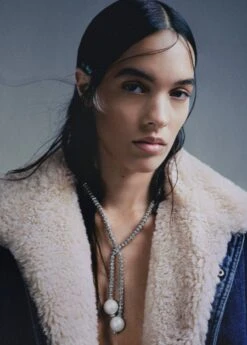 Veste Bomber En Jean Imitation Mouton Retourné -Vêtements Pascher 57067753 TO D7