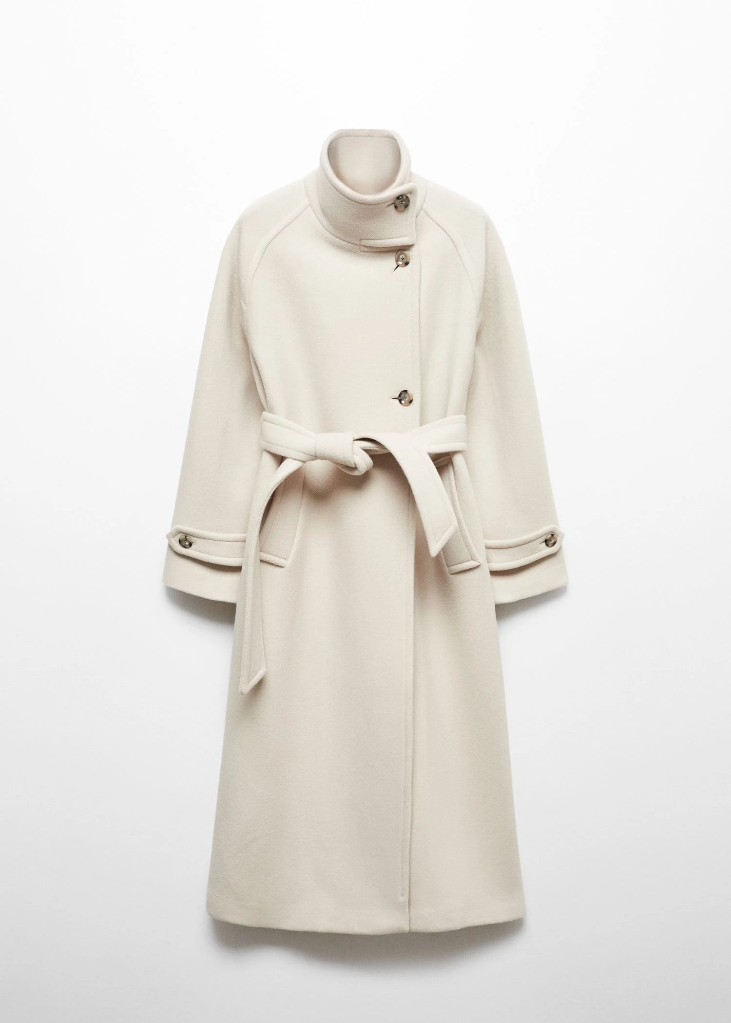 Manteau Laine Vierge Col Montant 11 Manteau Laine Vierge Col Montant – Image 9