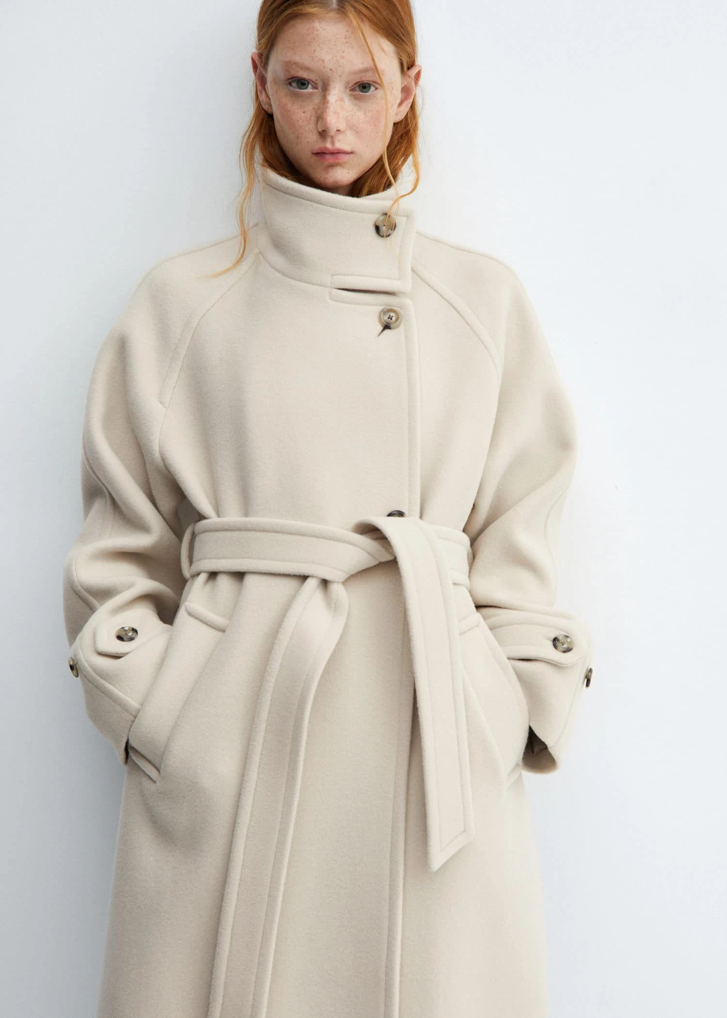 Manteau Laine Vierge Col Montant 7 Manteau Laine Vierge Col Montant – Image 5