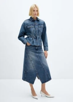 Jupe Denim Asymétrique -Vêtements Pascher 57069118 TO 99999999 01