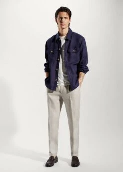 Pantalon 100 % Lin Regular Fit 19 Pantalon 100 % Lin Regular Fit -Vêtements Pascher 57072502 08 99999999 01