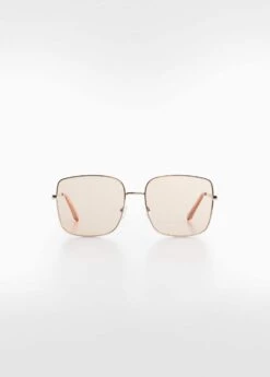 Lunettes De Soleil Monture Métallique Carrées