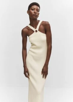 Robe Maille Détail Anneau