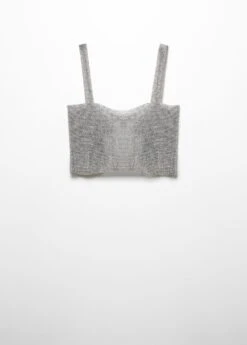 Top Maille Filet Cristaux 17 Top Maille Filet Cristaux -Vêtements Pascher 57072892 PL B