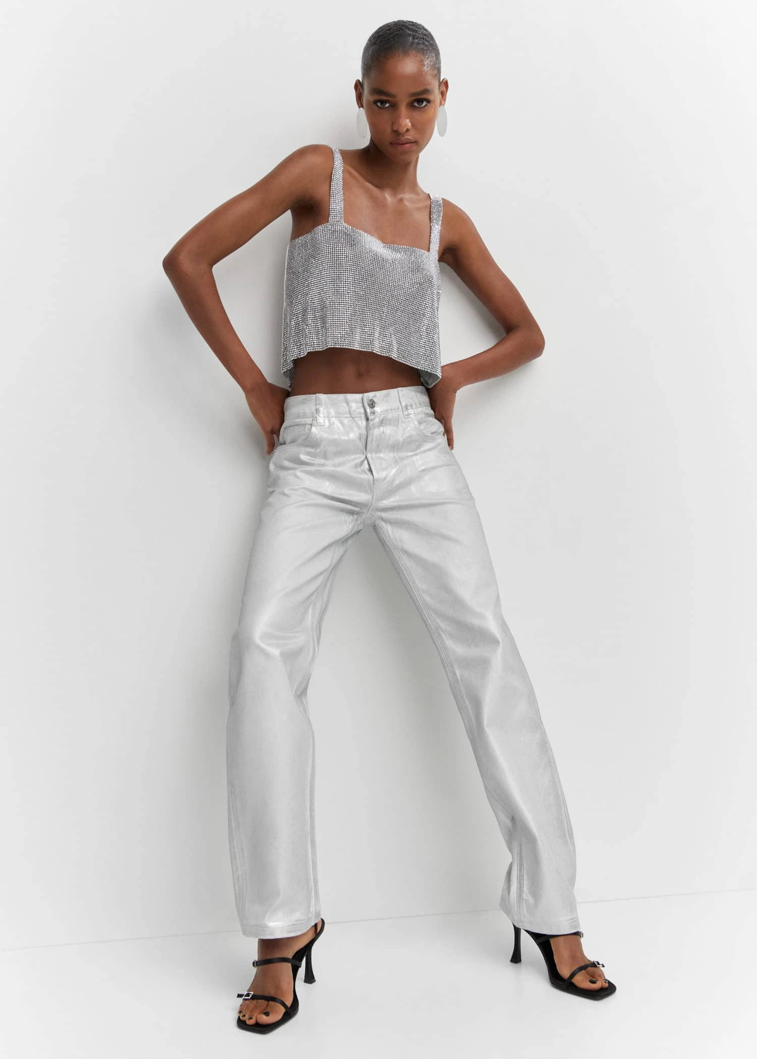 Top Maille Filet Cristaux 7 Top Maille Filet Cristaux – Image 5