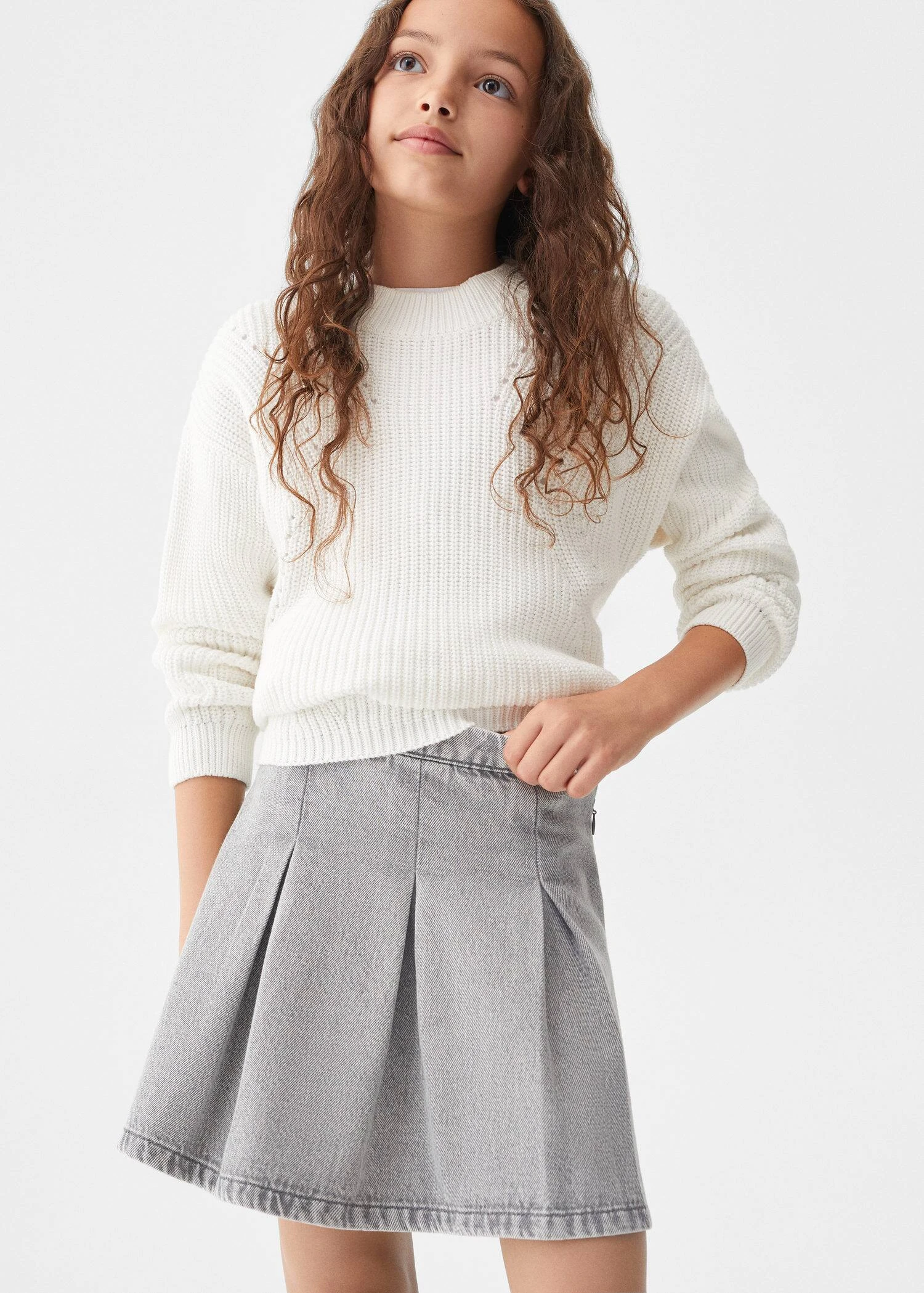 Jupe Plissée Denim 3 Jupe Plissée Denim