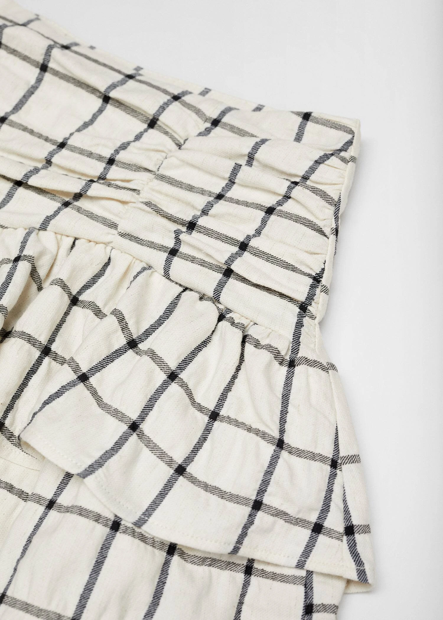 Jupe Volantée à Carreaux 4 Jupe Volantée à Carreaux – Image 2