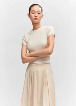 Jupe Midi à Pinces -Vêtements Pascher 57073803 05 D1