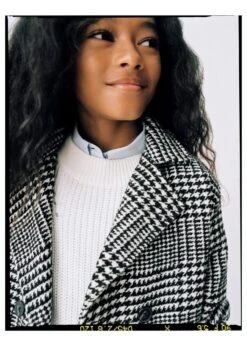 Manteau à Revers Et Carreaux -Vêtements Pascher 57074022 99 D5